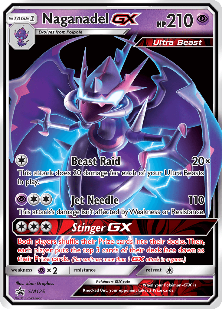 Naganadel-GX SM Black Star Promos