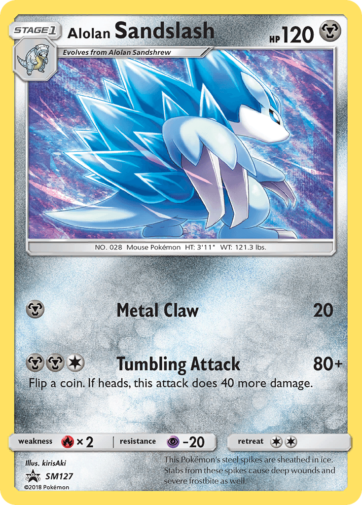 Alolan Sandslash SM Black Star Promos