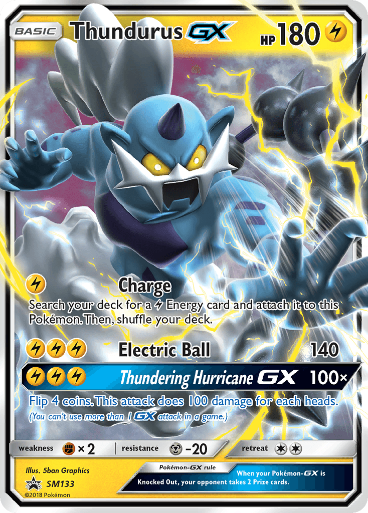 Thundurus-GX SM Black Star Promos