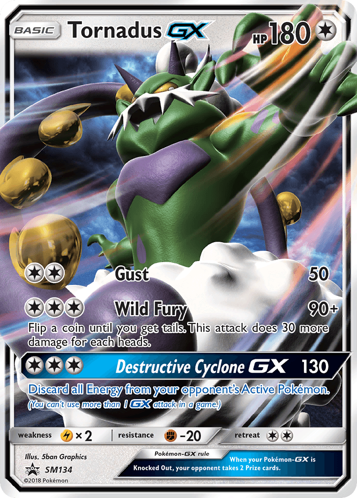 Tornadus-GX SM Black Star Promos