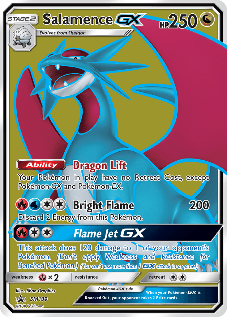 Salamence-GX SM Black Star Promos