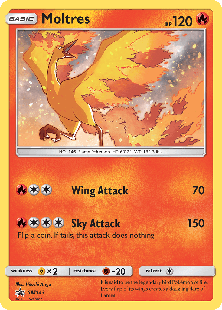 Moltres SM Black Star Promos