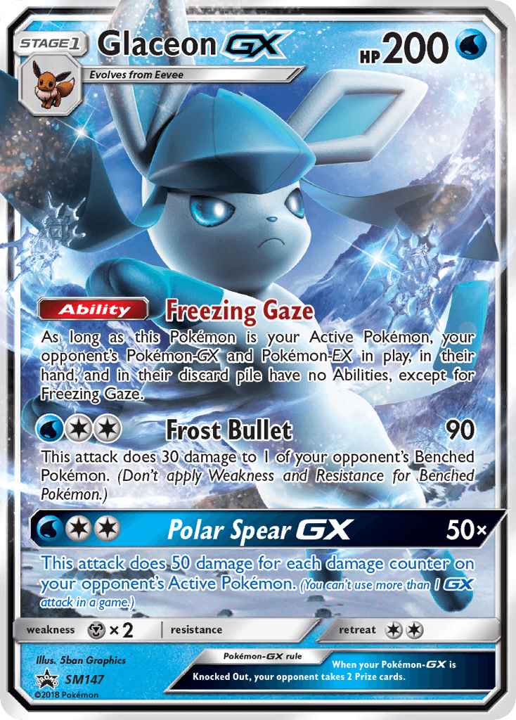 Glaceon-GX SM Black Star Promos