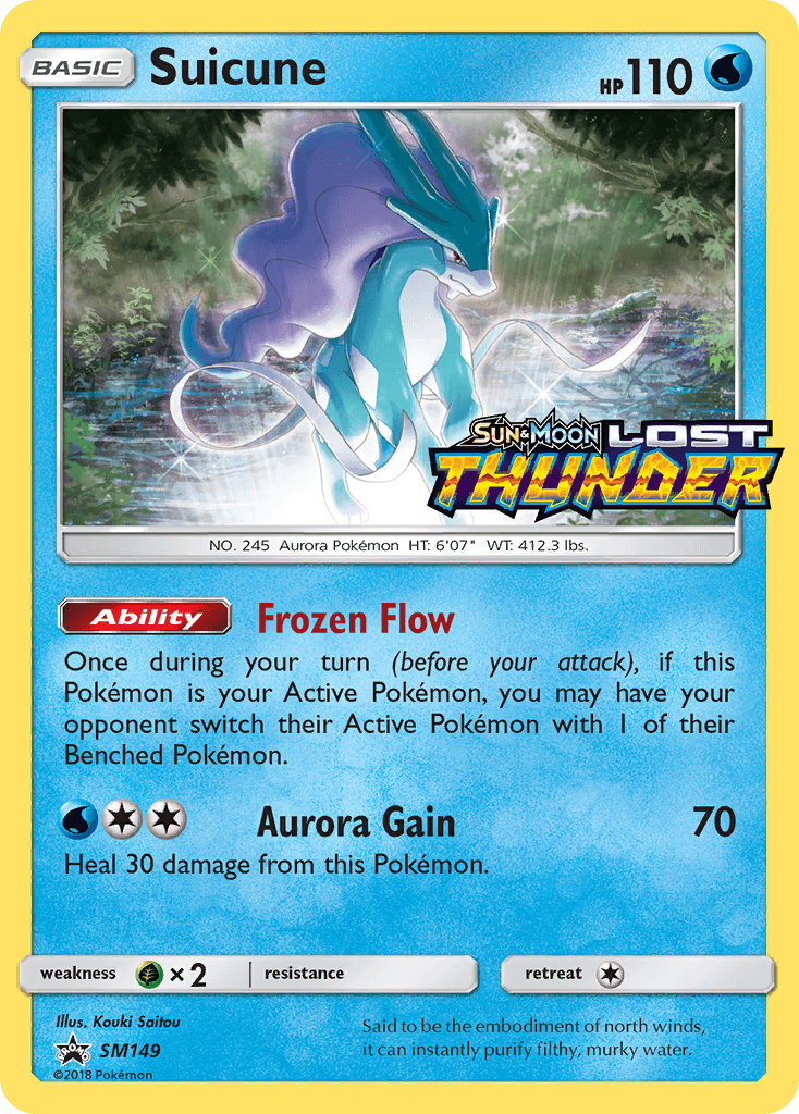 Suicune SM Black Star Promos