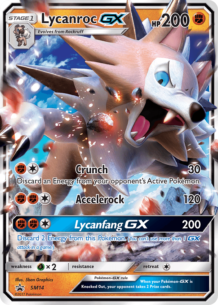 Lycanroc-GX SM Black Star Promos