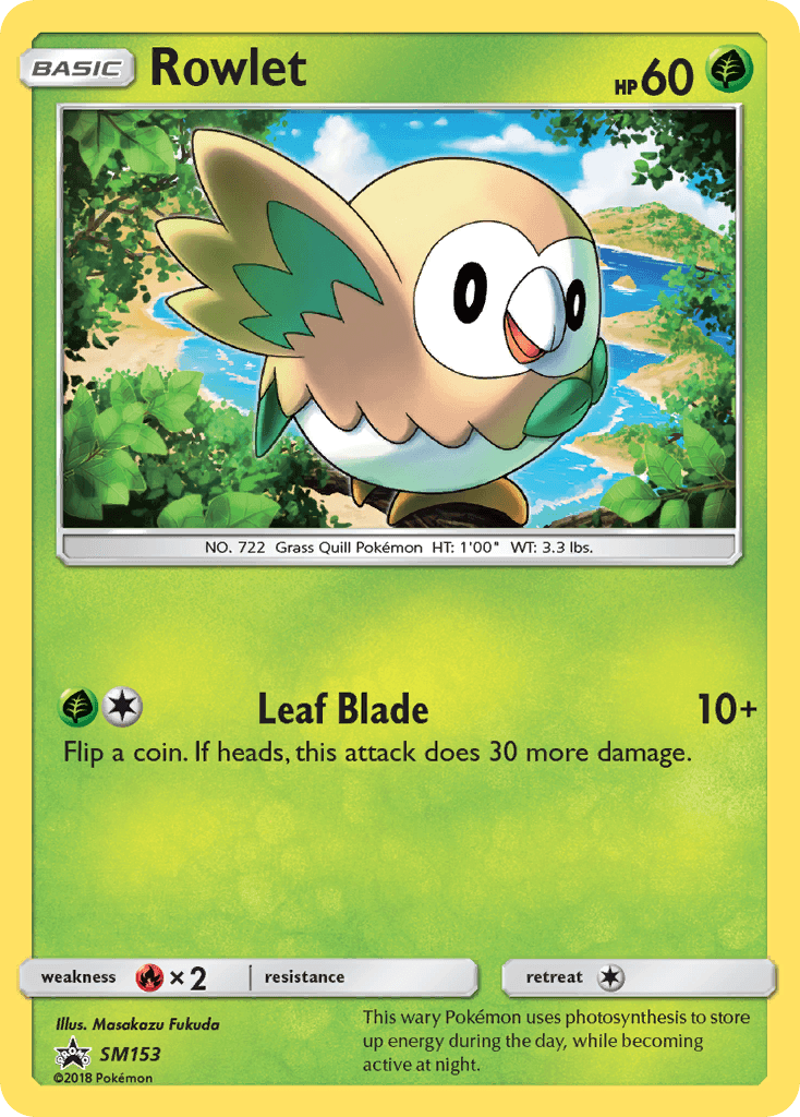Rowlet SM Black Star Promos