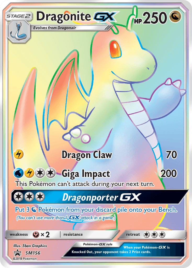 Dragonite-GX SM Black Star Promos