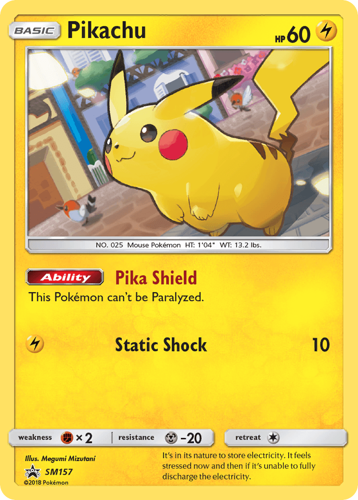 Pikachu SM Black Star Promos
