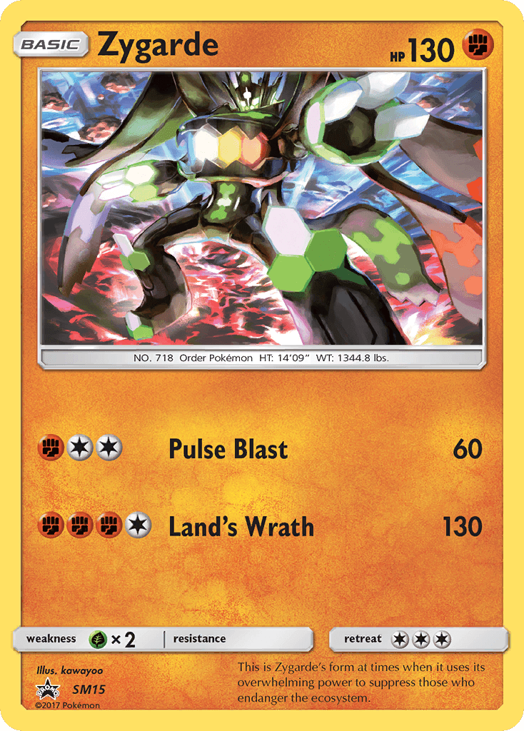 Zygarde SM Black Star Promos