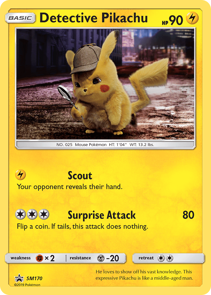 Detective Pikachu SM Black Star Promos