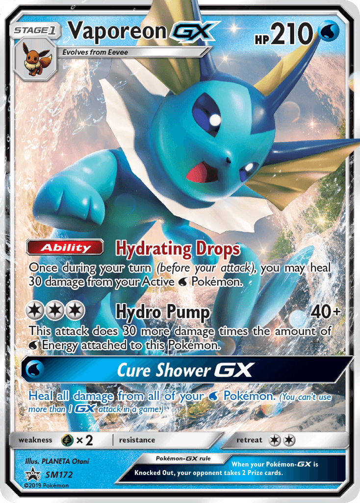 Vaporeon-GX SM Black Star Promos