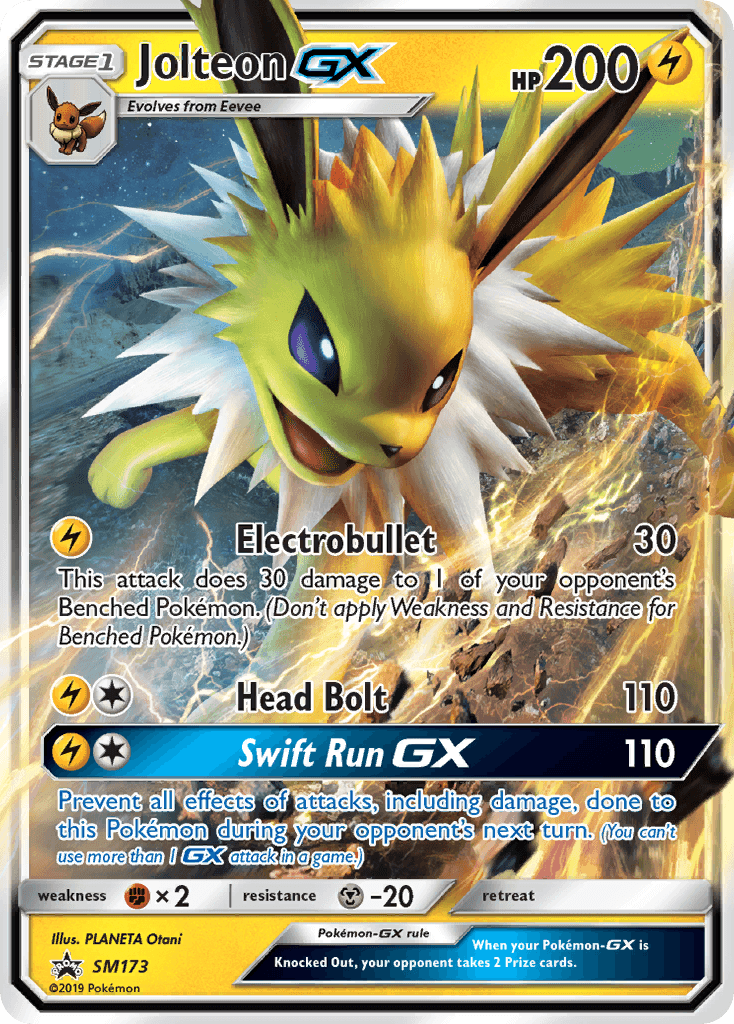 Jolteon-GX SM Black Star Promos