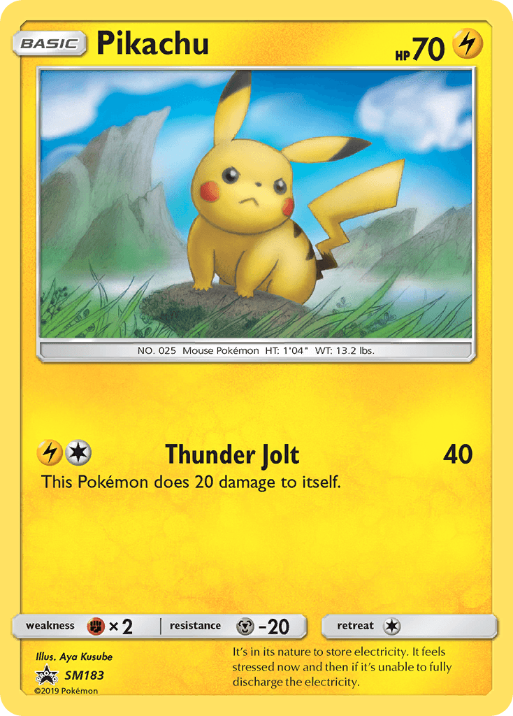 Pikachu SM Black Star Promos