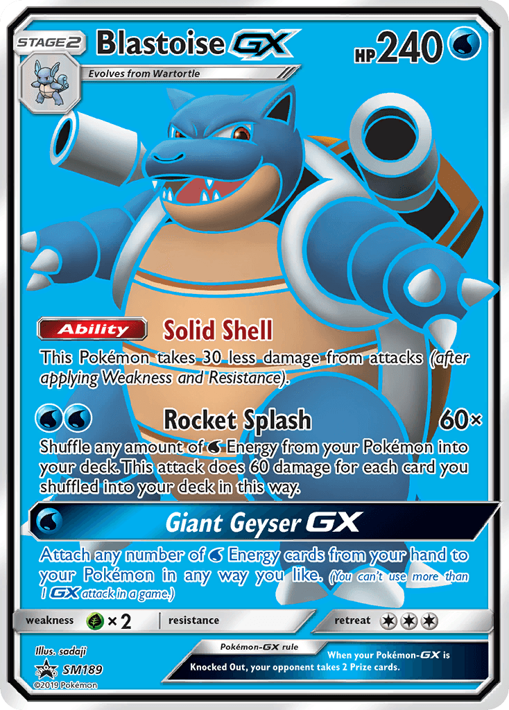 Blastoise-GX SM Black Star Promos