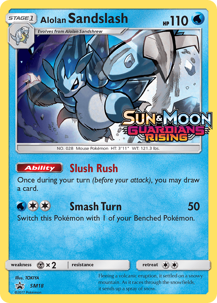 Alolan Sandslash SM Black Star Promos