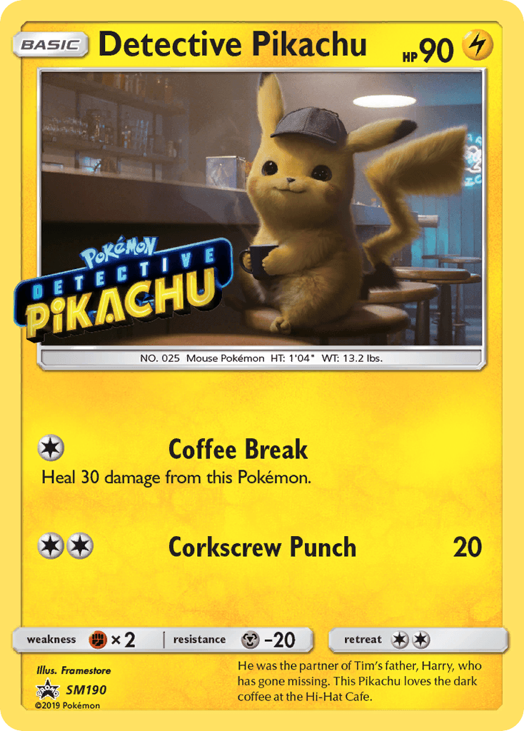 Detective Pikachu SM Black Star Promos