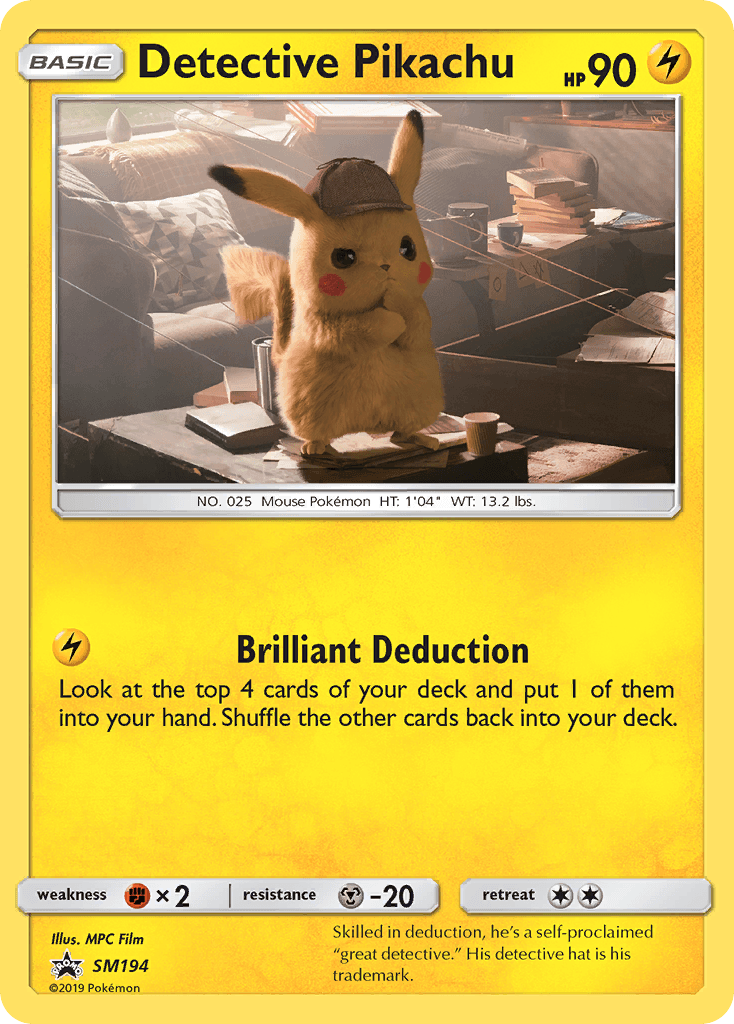 Detective Pikachu SM Black Star Promos