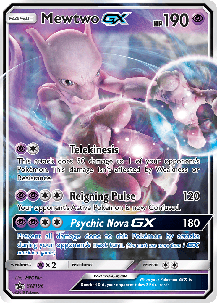 Mewtwo-GX SM Black Star Promos