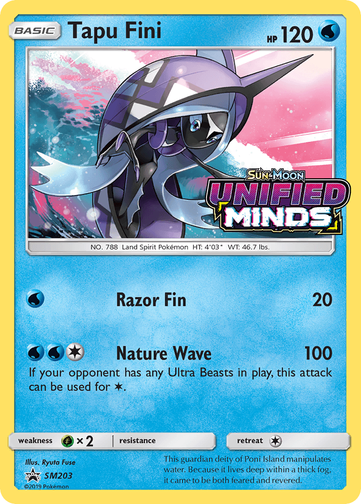 Tapu Fini SM Black Star Promos