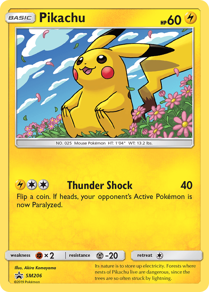 Pikachu SM Black Star Promos