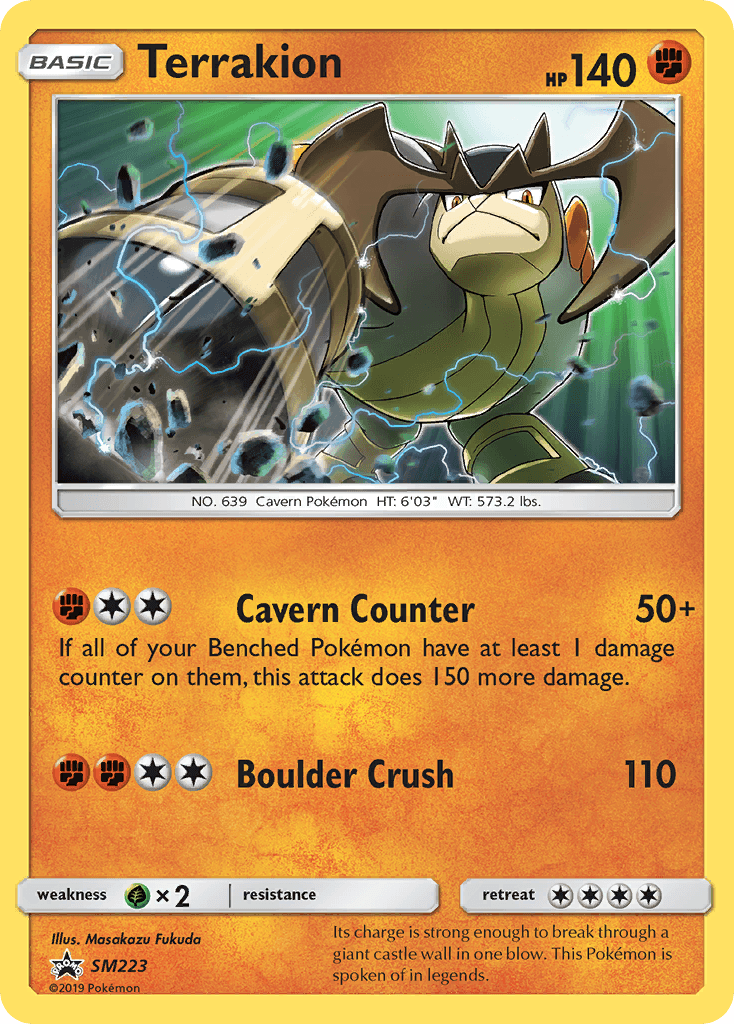 Terrakion SM Black Star Promos