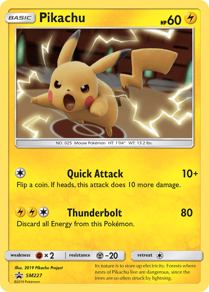 Pikachu SM Black Star Promos