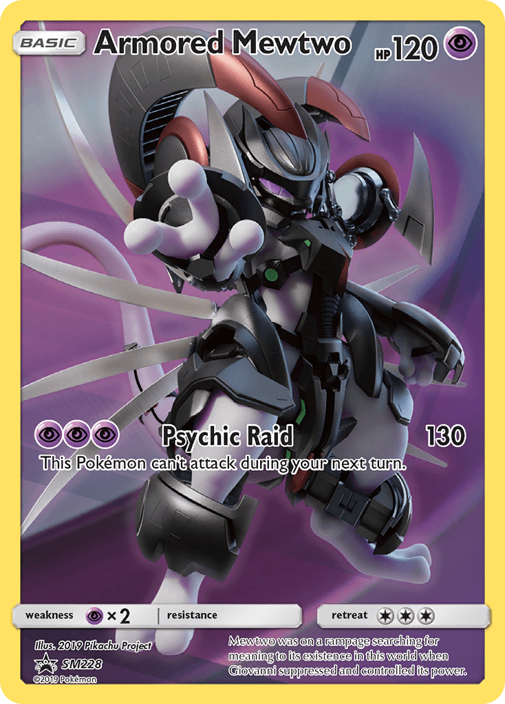 Armored Mewtwo SM Black Star Promos
