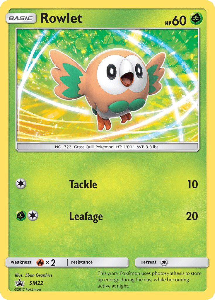 Rowlet SM Black Star Promos