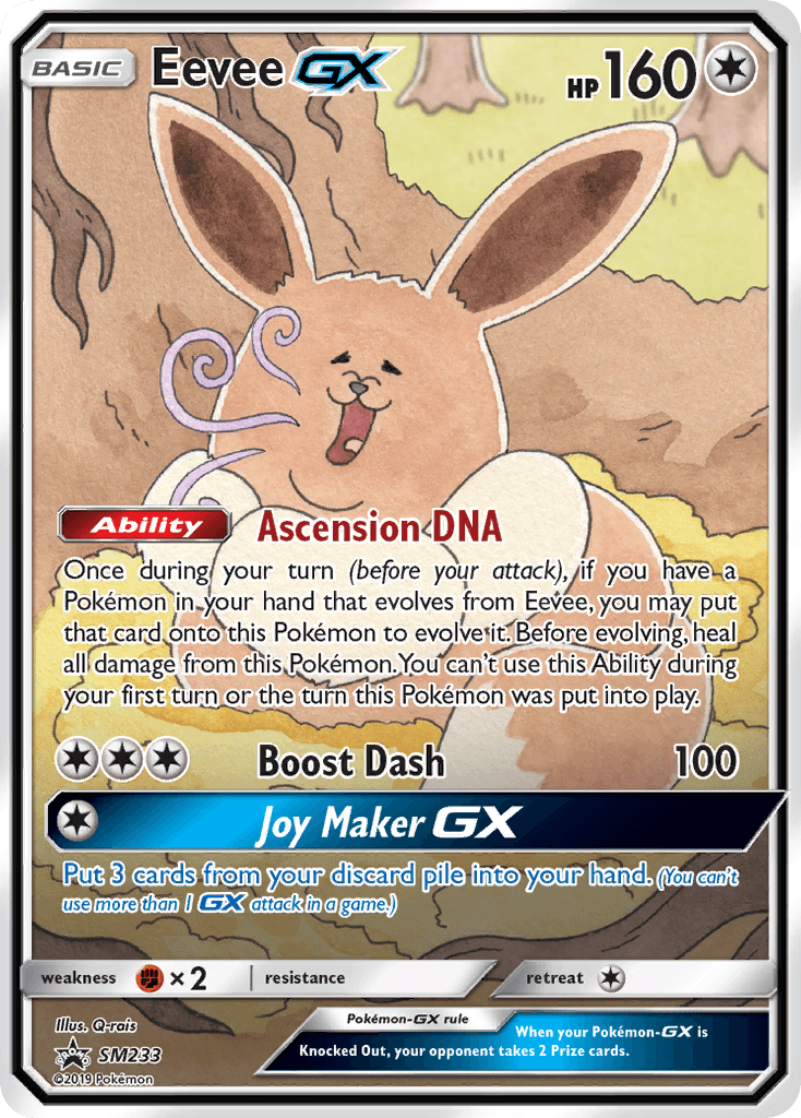 Eevee-GX SM Black Star Promos