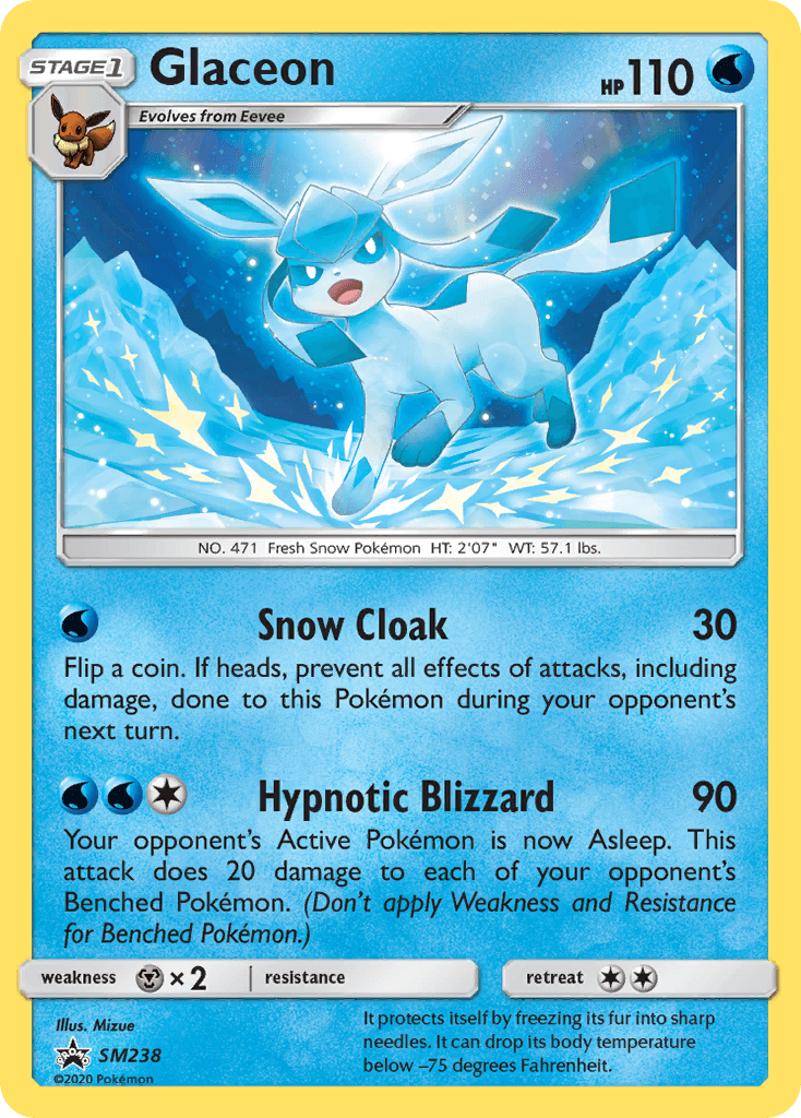 Glaceon SM Black Star Promos