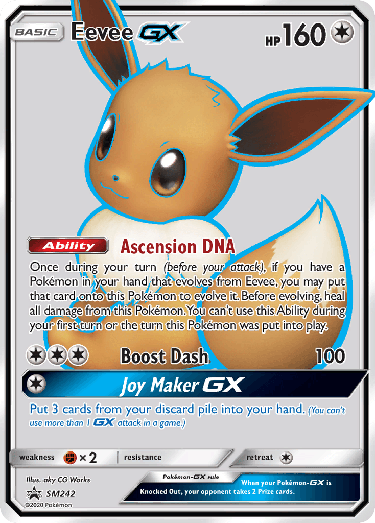 Eevee-GX SM Black Star Promos