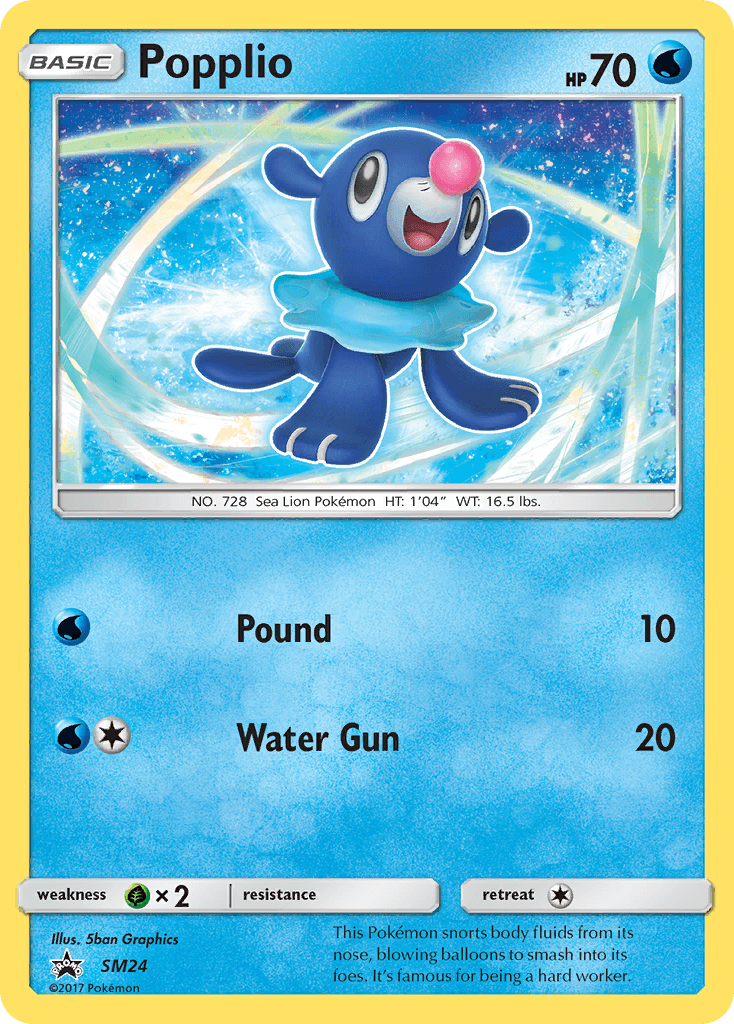 Popplio SM Black Star Promos