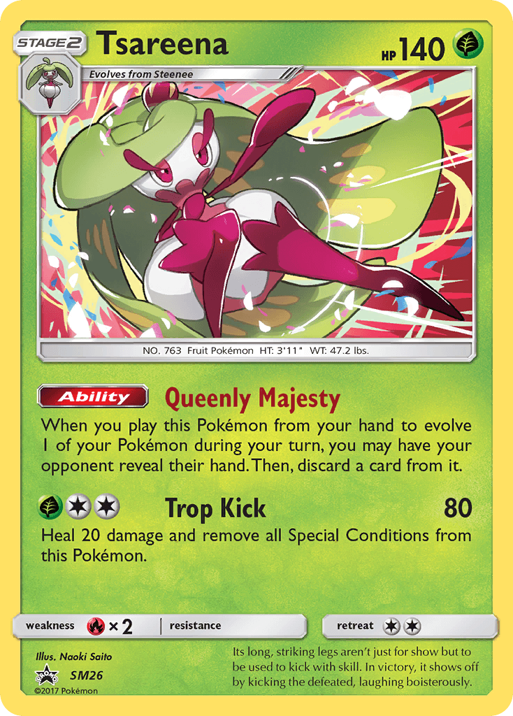 Tsareena SM Black Star Promos