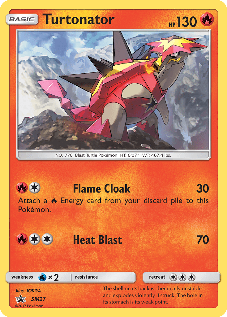 Turtonator SM Black Star Promos