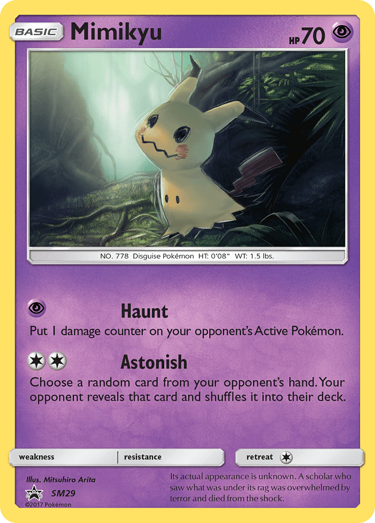 Mimikyu SM Black Star Promos
