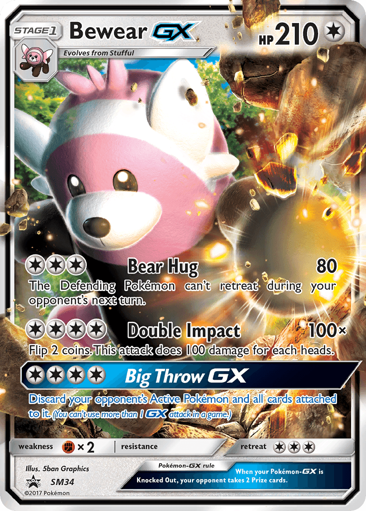 Bewear-GX SM Black Star Promos