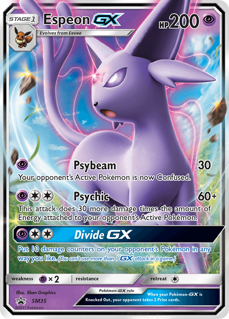 Espeon-GX SM Black Star Promos