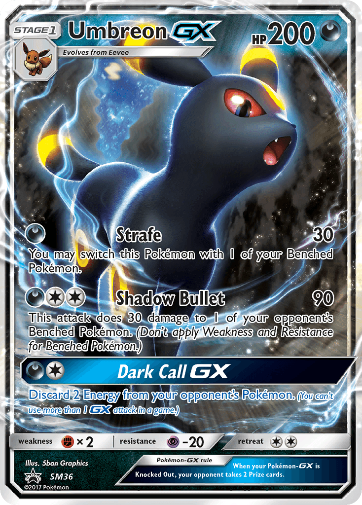 Umbreon-GX SM Black Star Promos