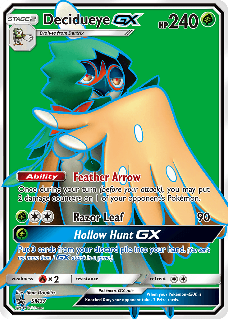 Decidueye-GX SM Black Star Promos