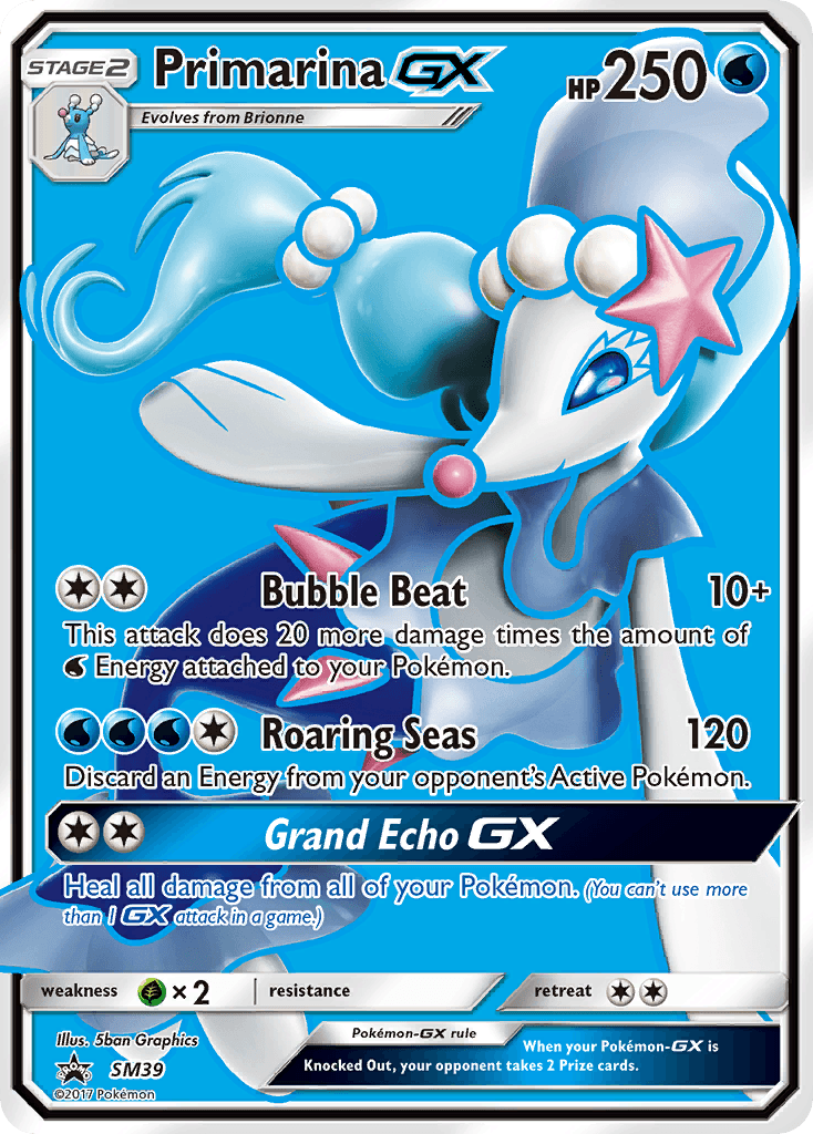 Primarina-GX SM Black Star Promos