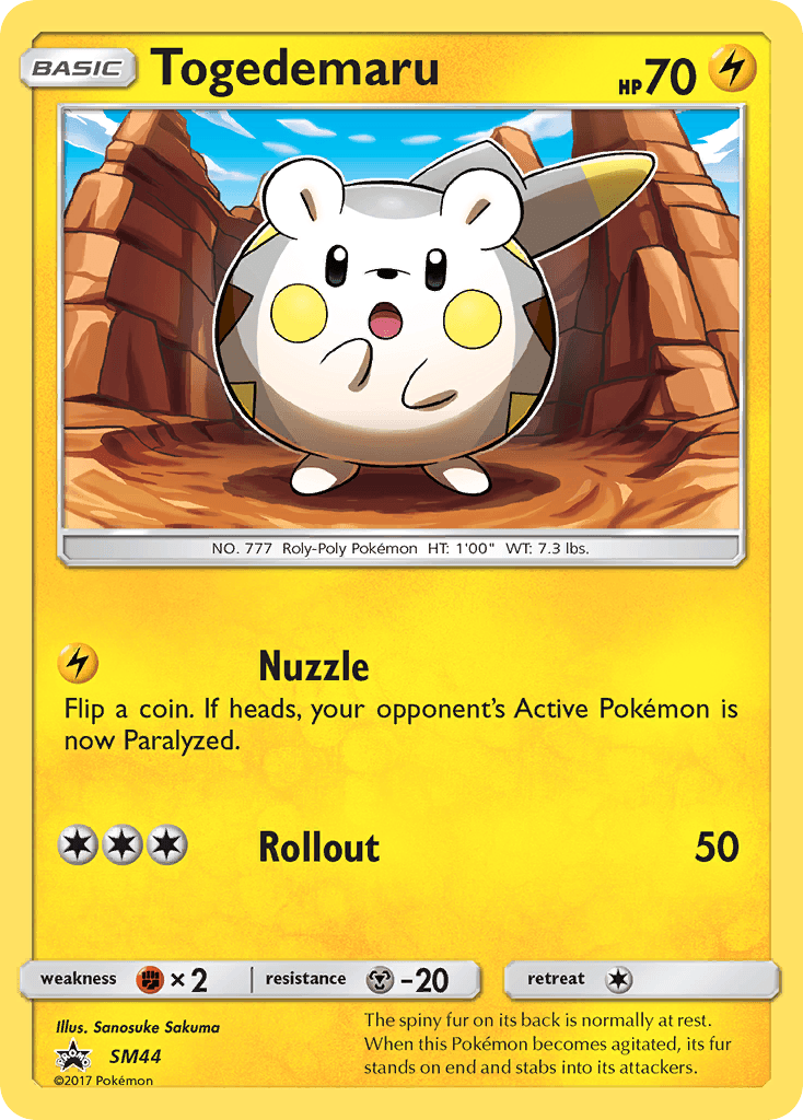 Togedemaru SM Black Star Promos