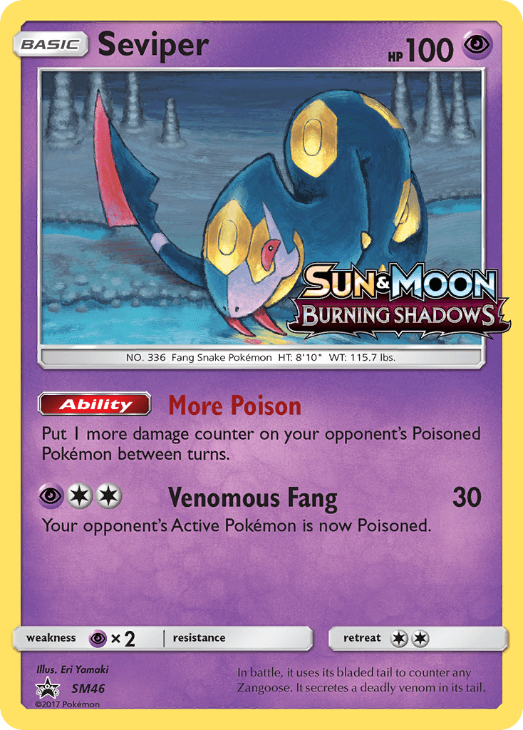 Seviper SM Black Star Promos