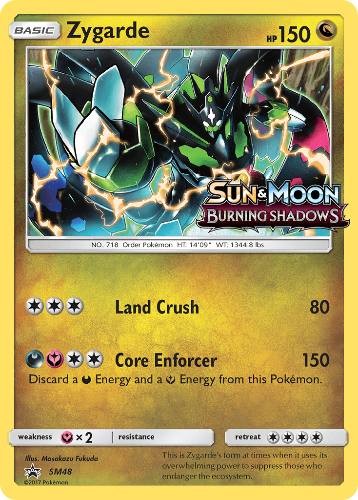 Zygarde SM Black Star Promos