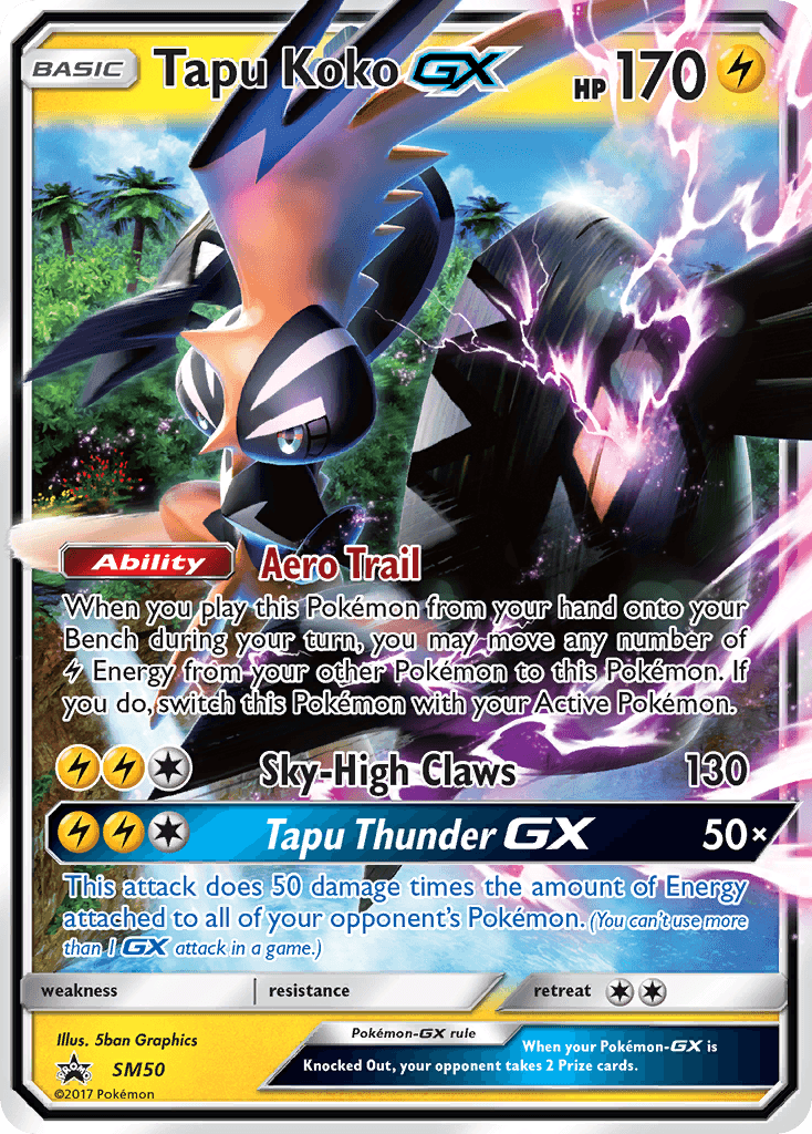 Tapu Koko-GX SM Black Star Promos