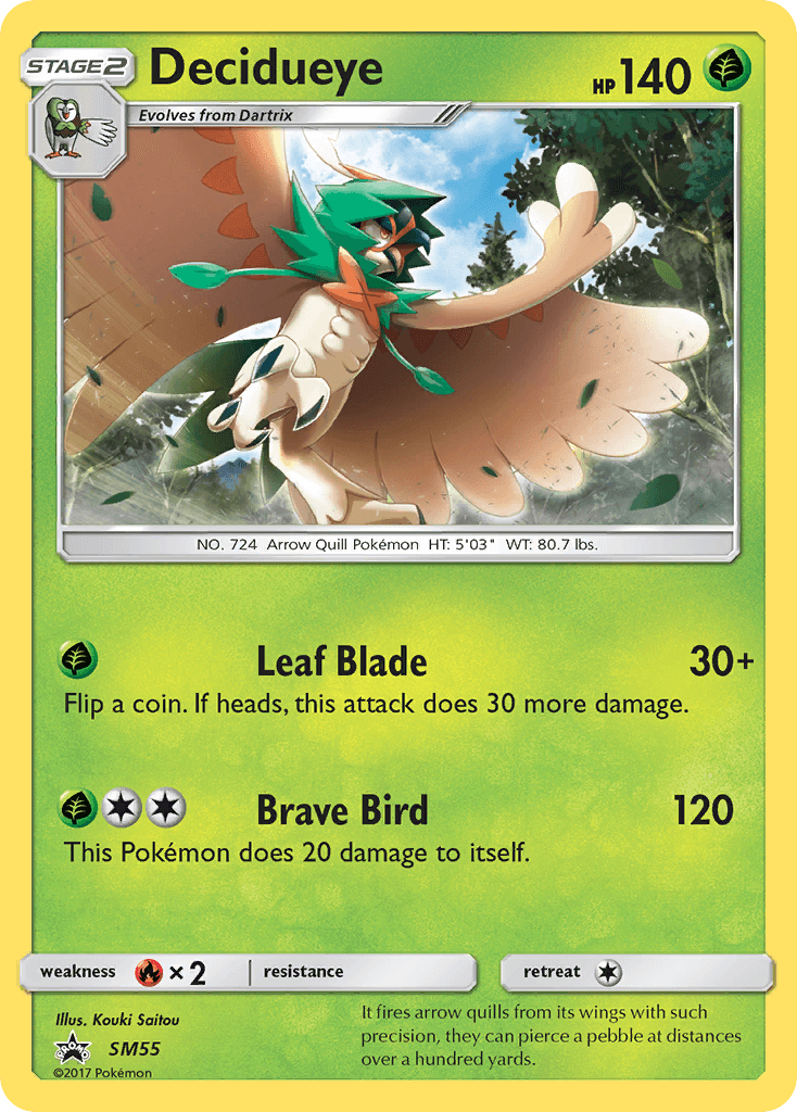 Decidueye SM Black Star Promos