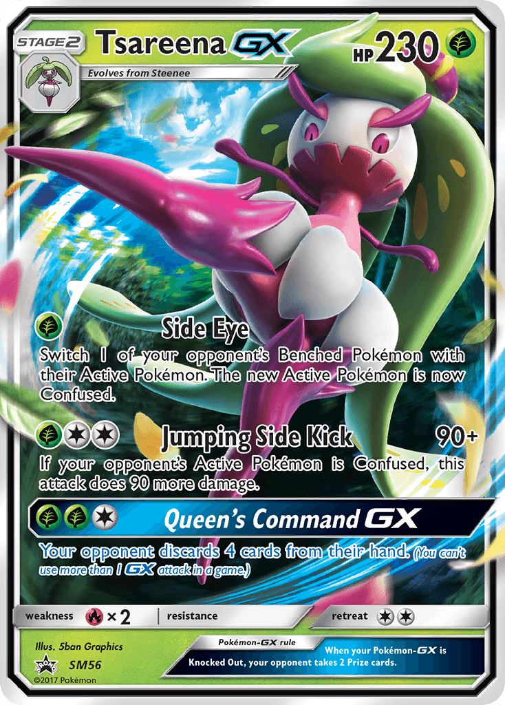 Tsareena-GX SM Black Star Promos