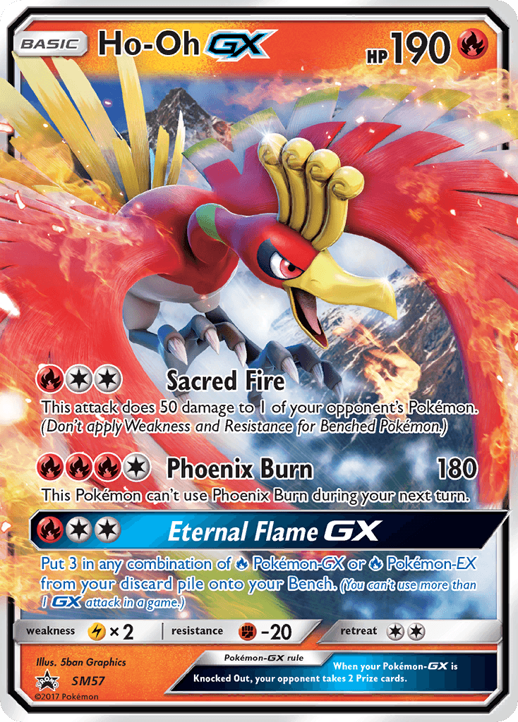 Ho-Oh-GX SM Black Star Promos