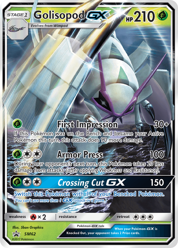 Golisopod-GX SM Black Star Promos
