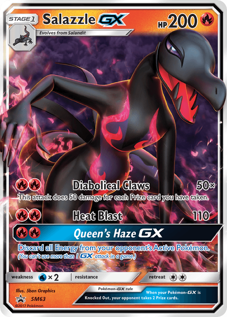 Salazzle-GX SM Black Star Promos