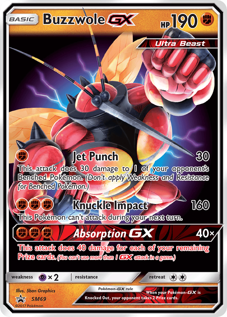 Buzzwole-GX SM Black Star Promos